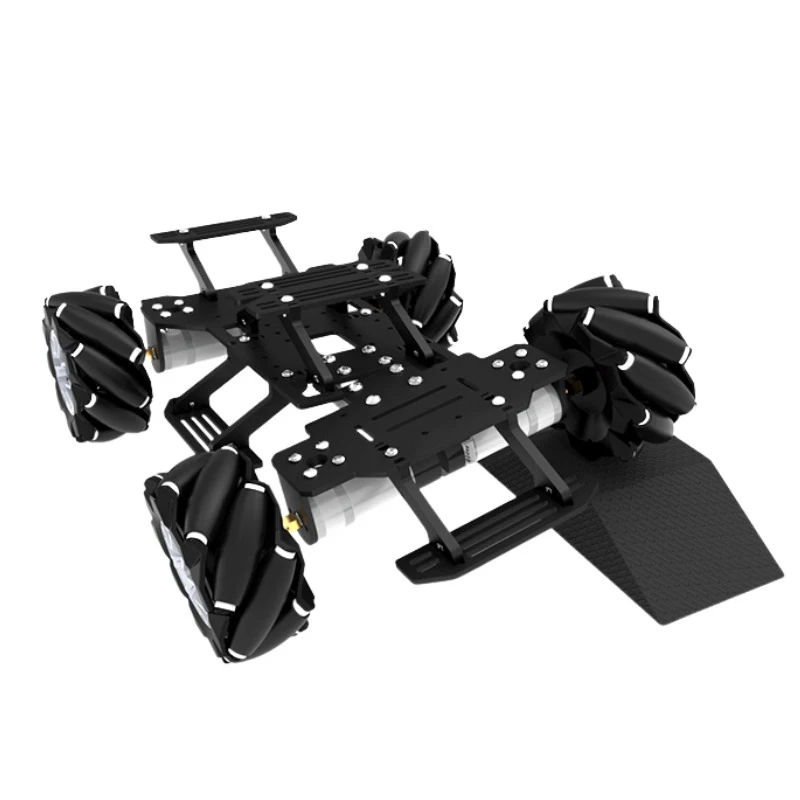 RC Car Chassis with 12V Encoder Motor Suspension 4WD Mecanum Wheel For Arduino Robot DIY Kit For Raspberry Pi Programmable Robot
