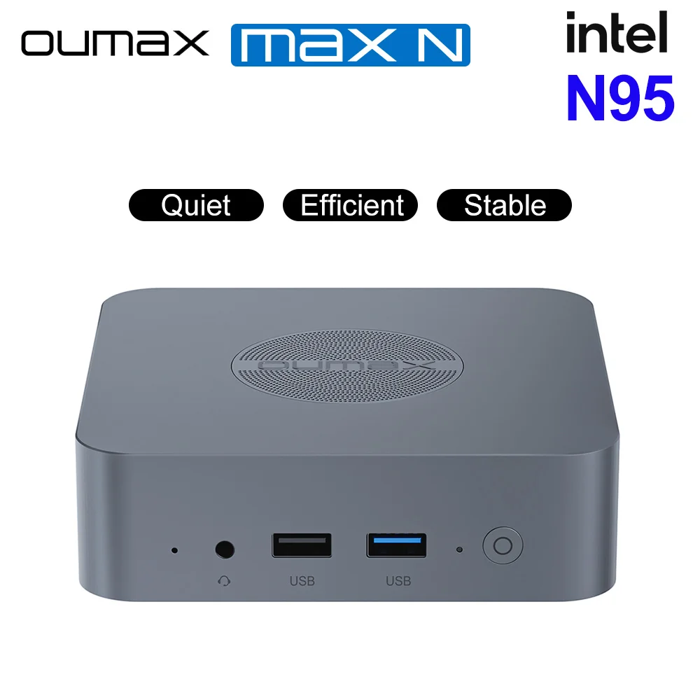 OUMAX MAX N95 N100 N150 ミニ PC インテル DDR4 8 ギガバイト