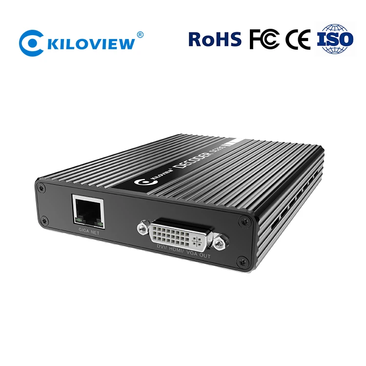 HD 비디오 디코더 하드웨어, H.264 IP to SDI HDMI VGA 디코더
