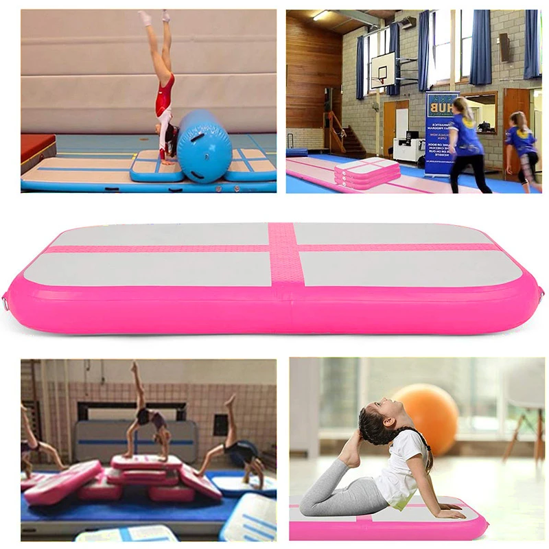 dramatisch paraplu speer 100x60x10cm Air Track Opblaasbare Gymnastiek Mat Tumbling Gym Yoga Vloer  Cheerleading Training Matras voor Kinderen home/Park/Strand|Turnen| -  AliExpress