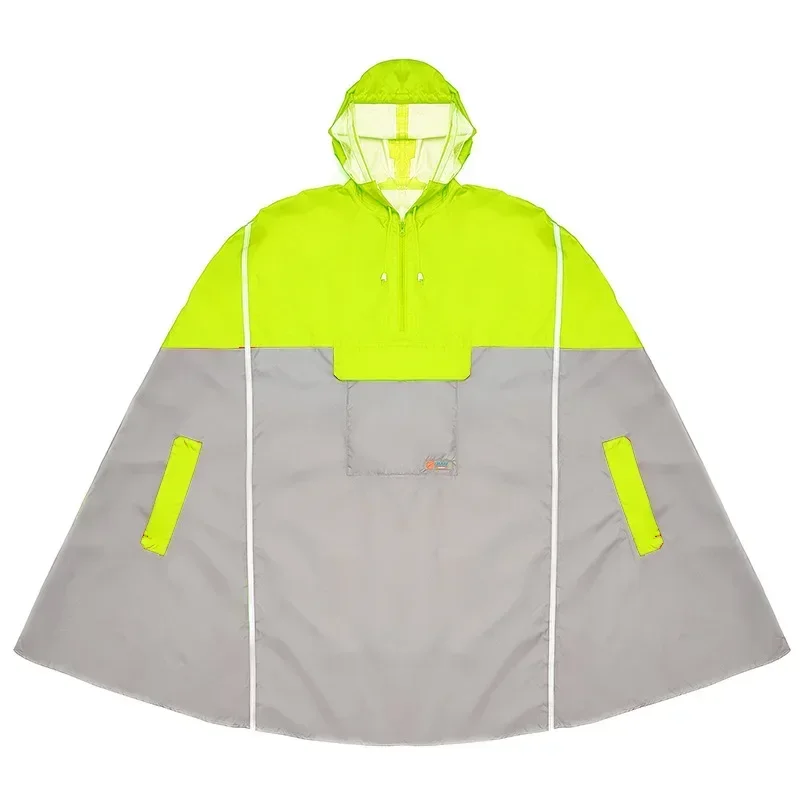 Poncho antipioggia con cappuccio impermeabile per bicicletta