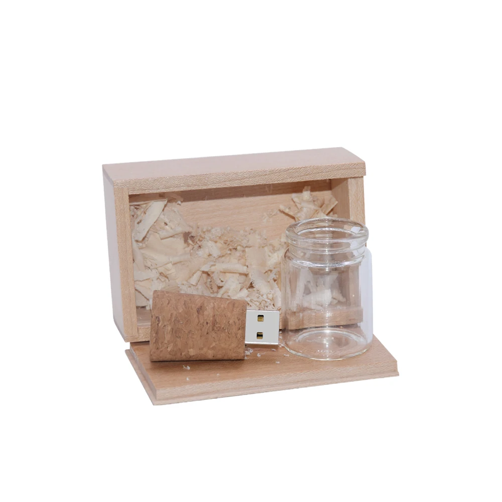 Рисунок 4 - USB 2.0 стеклянная бутылка для дрифта с пробкой