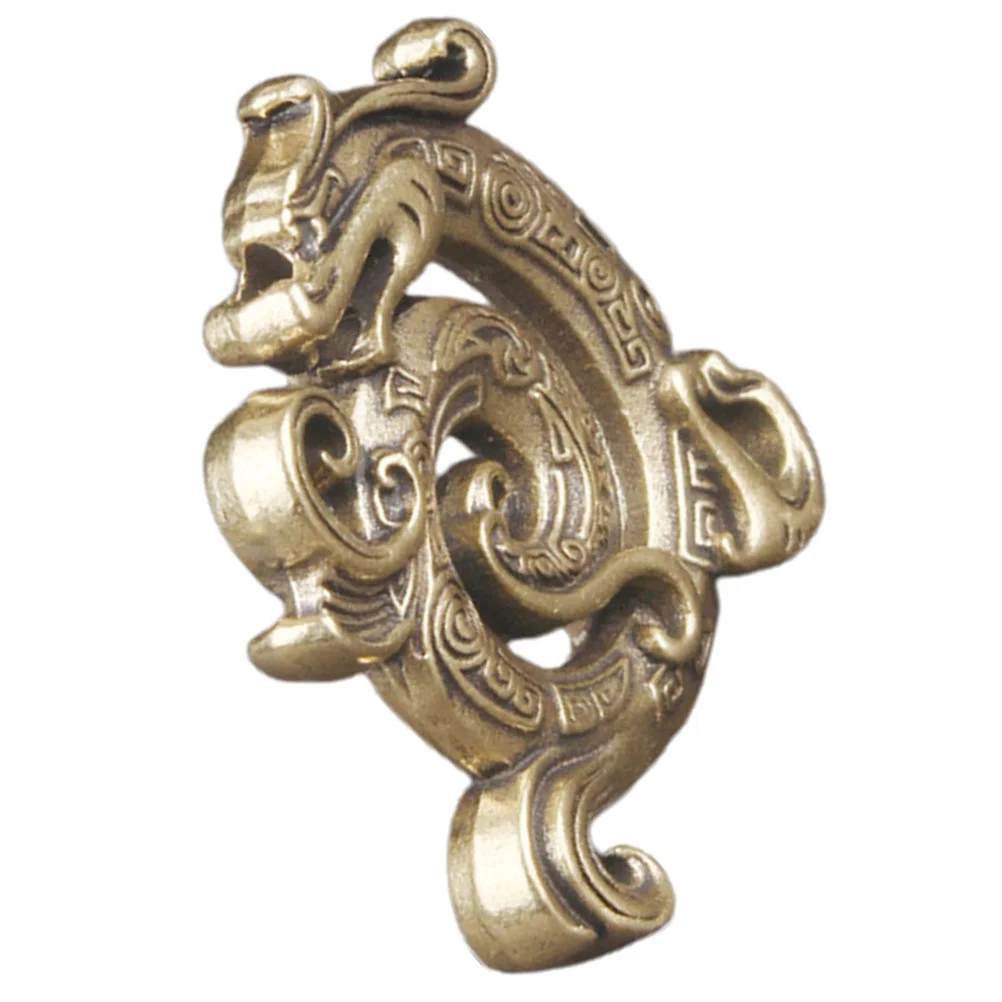 

Antique Brass Dragon Figurine for 2024 Chinese New Year Zodiac Sculpture and Fengshui Statue to Attract Wealth and Luck Decor
