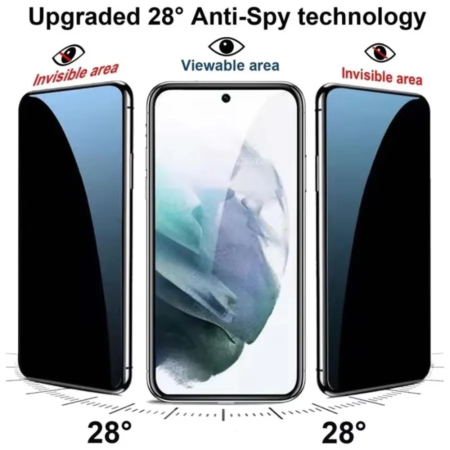 Anti-Spy Privacy Hydrogel Screen Protector - 3 Pack
