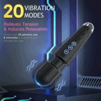20 cm langer AV-Zauberstab-Vibrator, Sexspielzeug für Frauen, 20 Modi, G-Punkt, Klitoris-Stimulation, Massagegerät, persönlicher Masturbator, erotische Waren 2