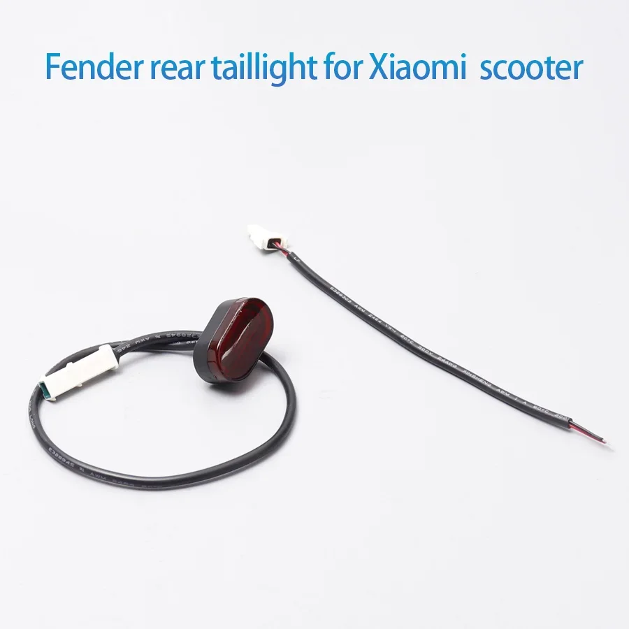 Taillight with Cable Direct Fit for Xiaomi M365 Pro Battery Line Fix Buckle Foldable Resistant Fender Lights Replacement Parts electric scooter accessories