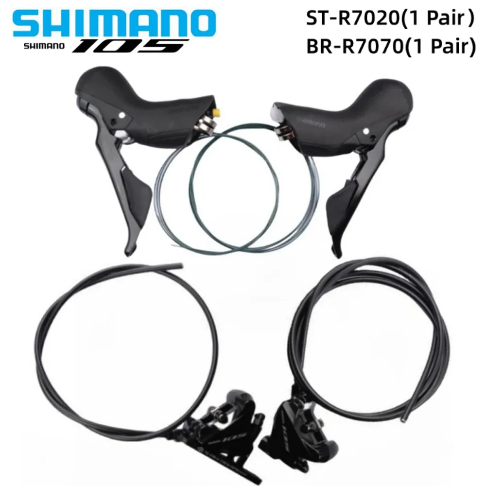 Shimano 105 (R7020)ディスクブレーキレバー・キャリパーセット Shimano-ロードバイク用油圧ディスクブレーキキャリパー
