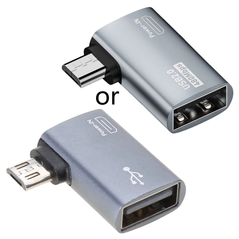 

Micro USB Male to USB Female OTG Adapter USB Adapters for Phones and Tablets Convert Micro USB to USB A, Easy to Use