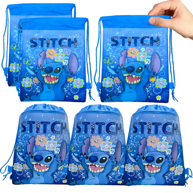 48/12pcs Disney Lilo & Stitch decorazione per feste di compleanno Stitch  sacchetti regalo zaino in