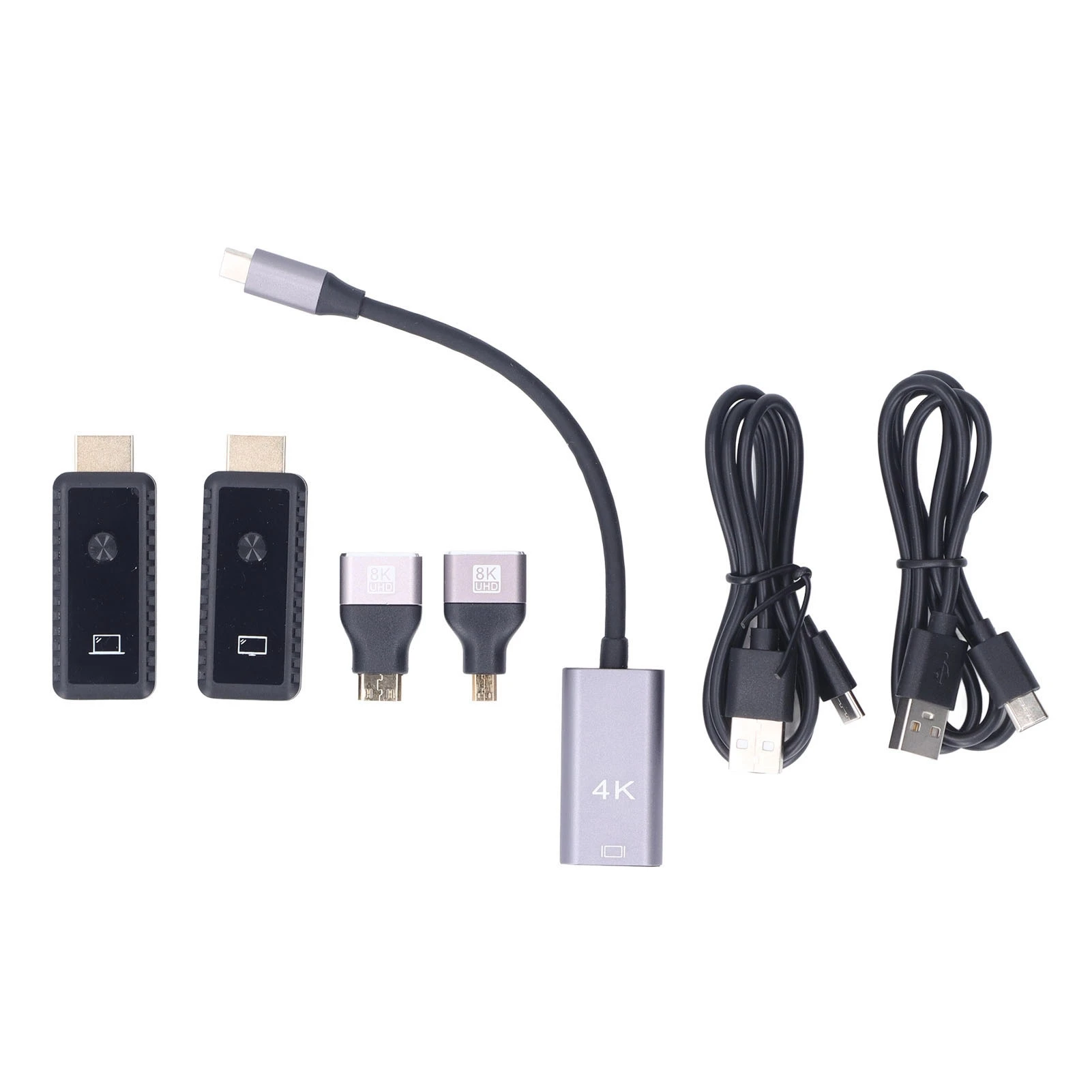 5G 무선 HD 확장 키트 100ft 플러그 앤 플레이 UHD 멀티미디어 인터페이스 송수신기 TV 휴대용 HDMI 스트리밍