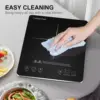 Portable Induction Cooktop 1800W Induction Stove Burner With Ultra Thin Body, With 8 Temperature & Power Levels 5