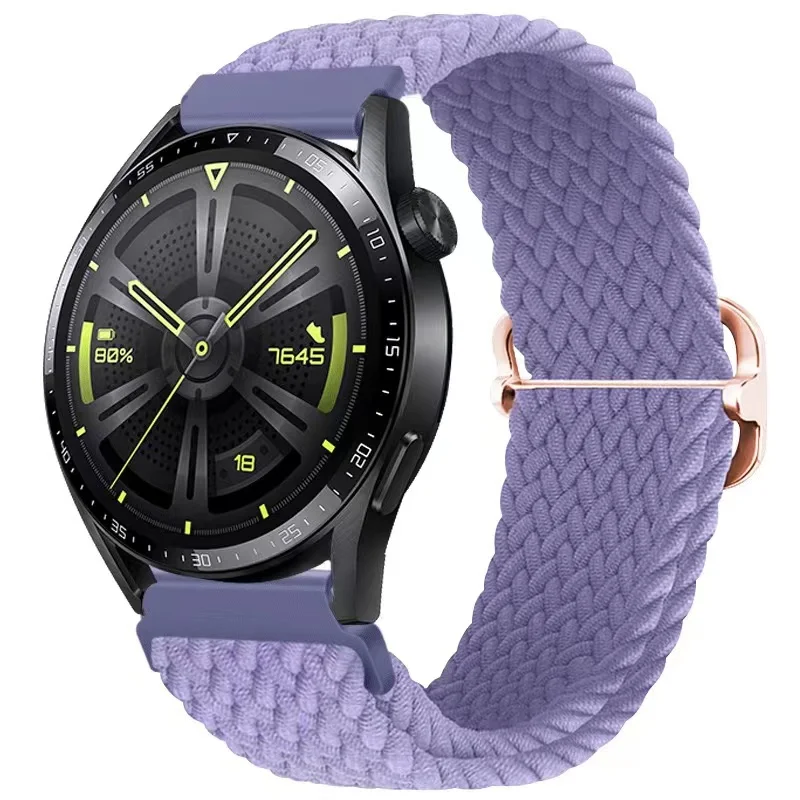 Adjustable Woven Nylon Watch Strap, 20mm/22mm - Universal Fit