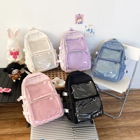 Japanese Style Transparent Ita Bag for Girls Comic Cons Large Capacity Women Backpack Fashion School Bags for College Student JK - Image 3
