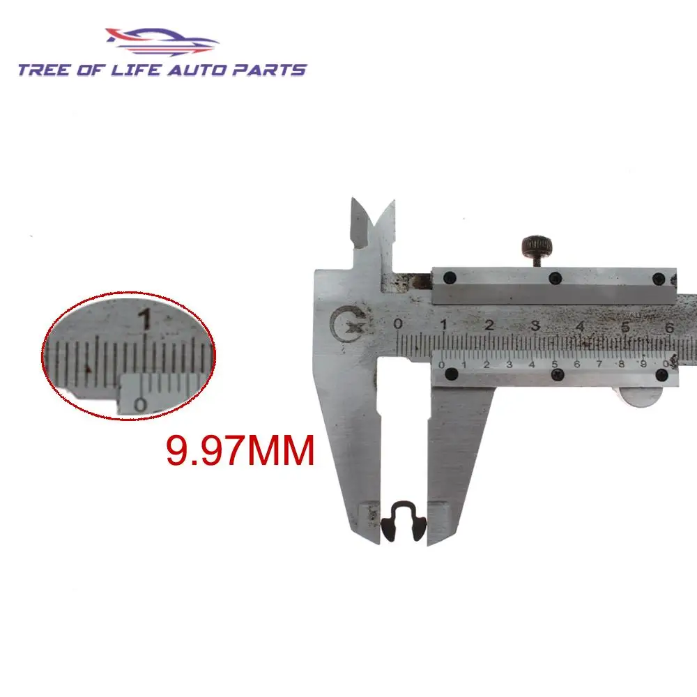 50/100Pcs Turbocompressore Attuatore Wastegate Circlip E Clip Pin Sostituzione 10Mm