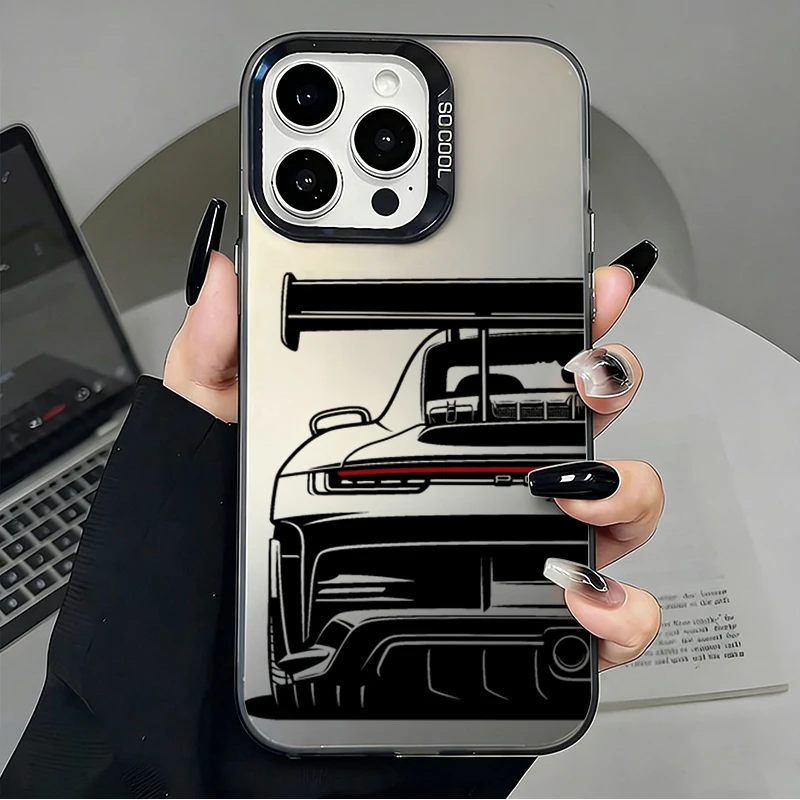 Luxury Car Pattern Phone Case Cover - Premium Design s