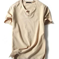 Plus size Summer men shirt 5XL 6XL 7XL 8XL 9XL 10XL linen short sleeve large size shirt men 5 color 1