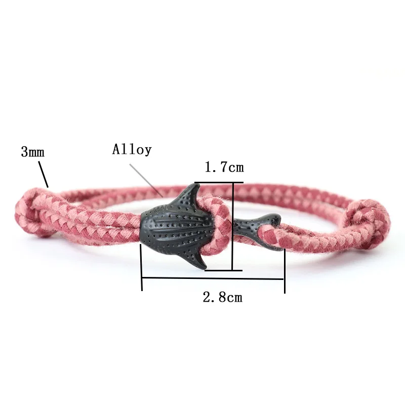 Cotton Shark Bracelet for Summer Beach