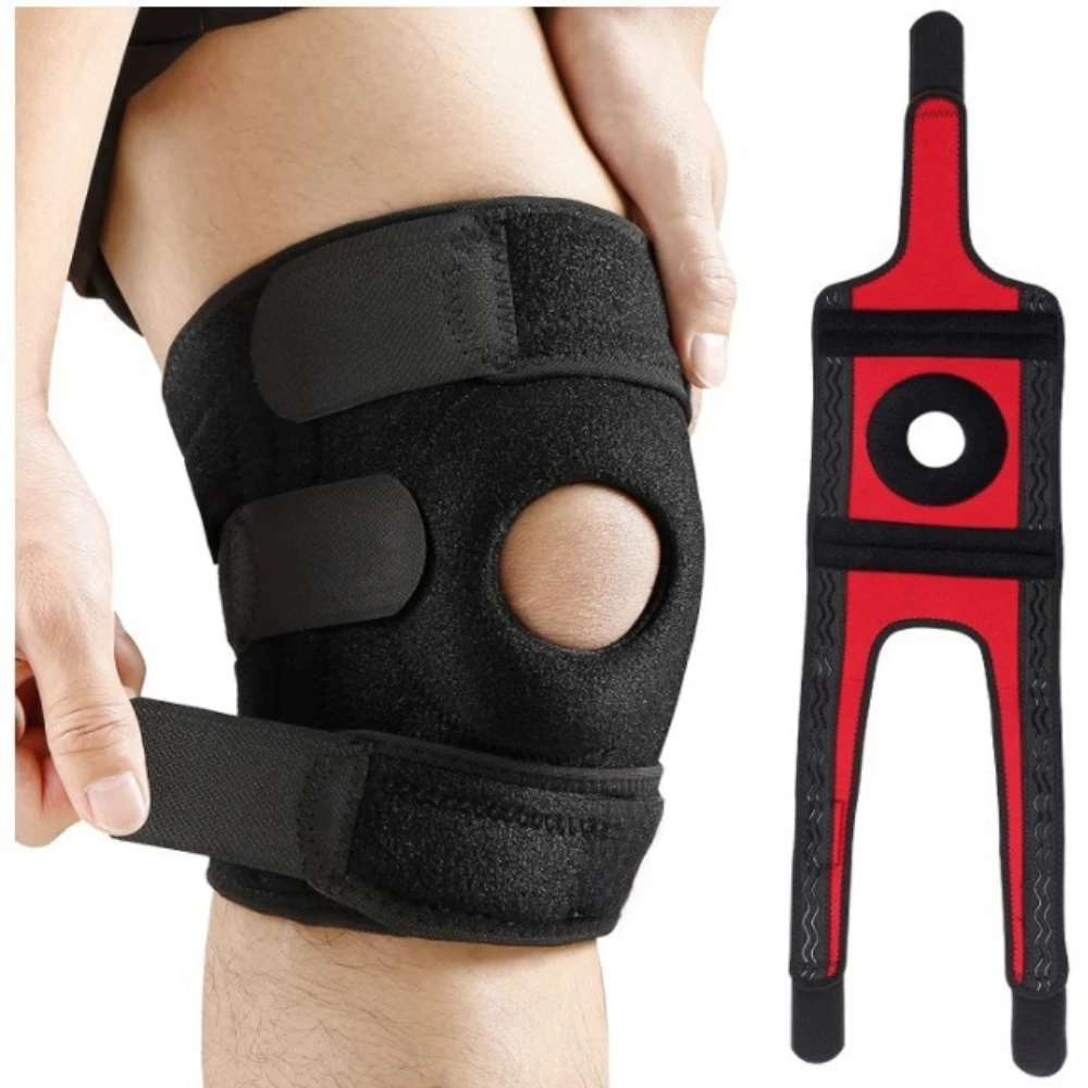 

Adjustable Compression Knee Pads Support Sleeve Brace for Men Women - Arthritis Pain, Injury Recovery knee Brace