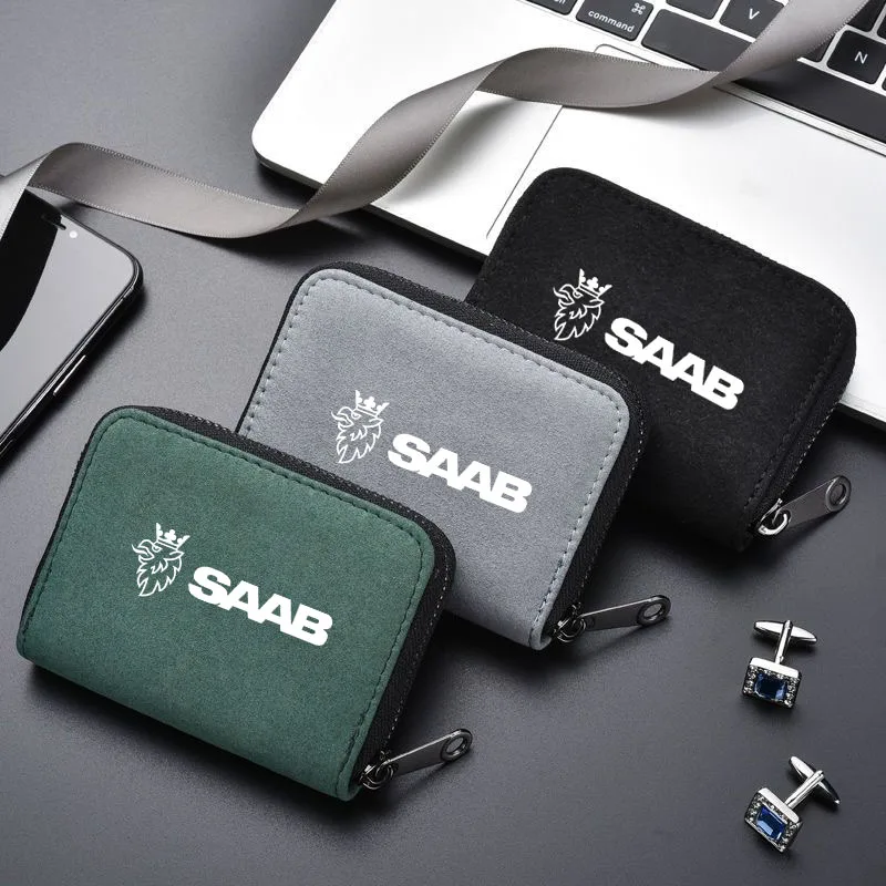 

Auto Document Driver's License ID Card Wallet For SAAB SCANIA 95 93 900 9-7 600 97X Turbo X Monster 9-2X GT750 Car Accessories