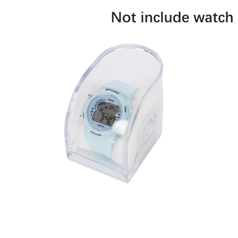 Watch storage box 1Pc rectangular transparent plastic for adult children's smart watch