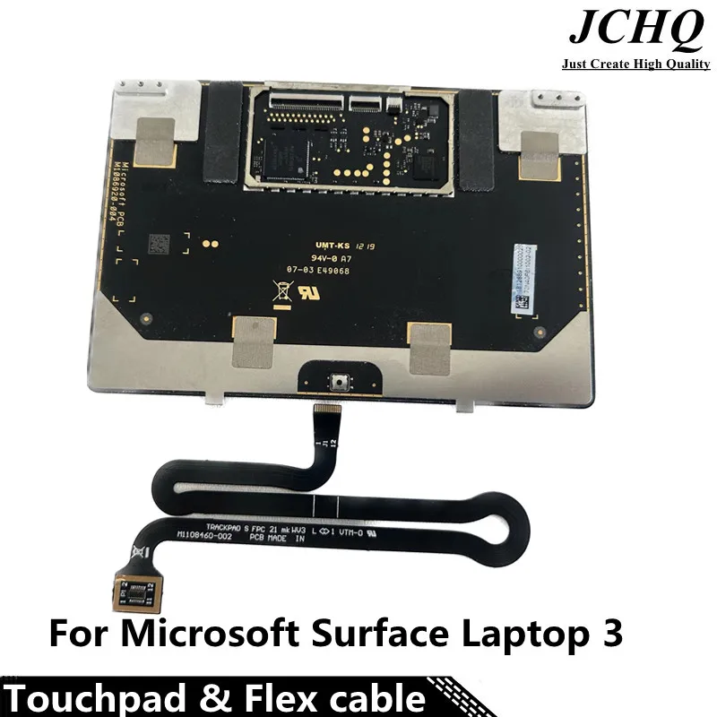 Original Trackpad For Microsoft Surface Laptop 3 4 1867 1868 1872 1873 With Keyboard Flex Cable Black 13.5'' M1086920-004