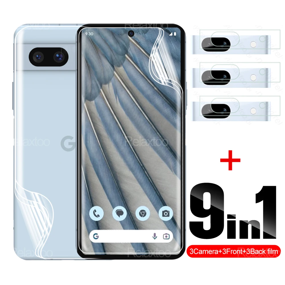 

Гидрогелевая пленка 9 в 1 для камеры Google Pixel 7a 7 7pro Pixel6a 6 6pro Pixel6
