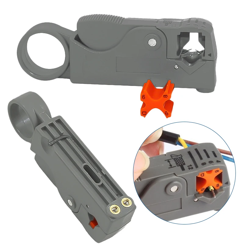 Description Picture 5 of item4/1pcs Automatic Stripping Pliers Wire Stripper Cable Wire Cutters Stripping Crimping Tool with Hexagon Wrench Tools Nippers