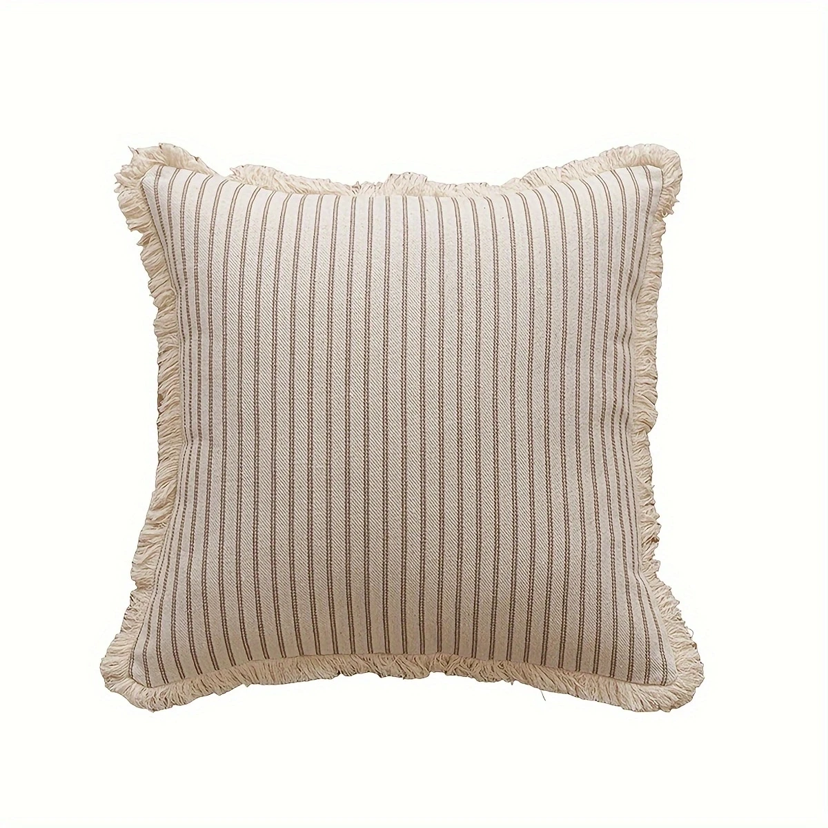 1pc Comfortable Striped Throw Pillowcase