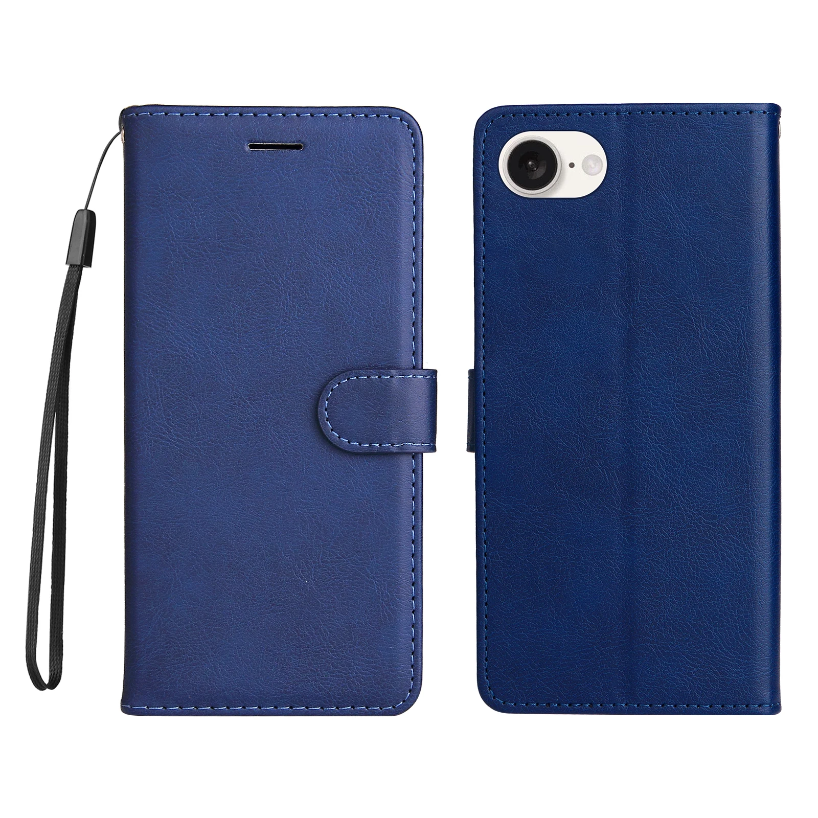 Leather Flip Wallet Phone Case with Stand and Card Holder - Protective Cover