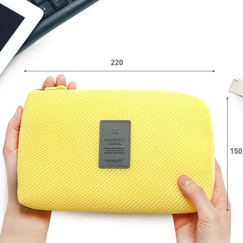 Digital Storage Bag USB Data Cable Organizer Earphone Wire Bag Pen Power Bank Travel Kit Case Pouch Electronics Accessories