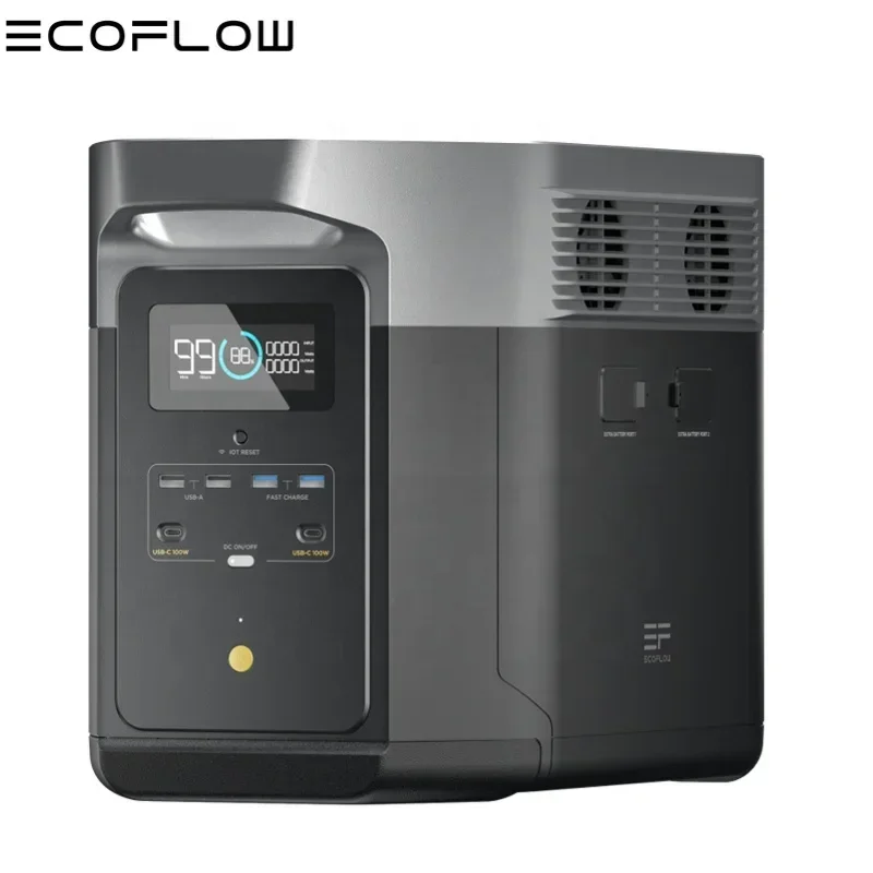 Ecoflow Delta 2 1024Wh 1800W Eco Flow Batteria Solare Lfp Generatore Solare Per Camper Domestico All'Aperto