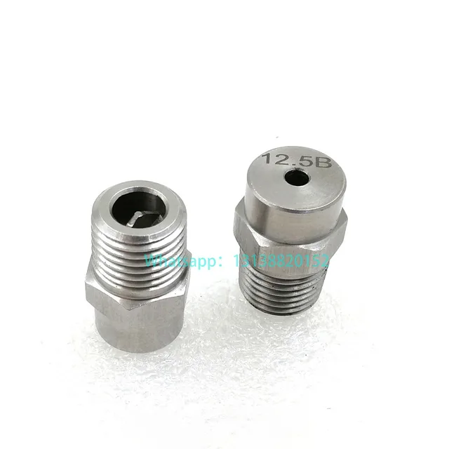 1/8 "1/4" 3/8 "1/2" 3/4 "Bsp 304 Rozsdamentes Acél Szilárd Kúpos Porlasztó Permetező Fúvóka D.