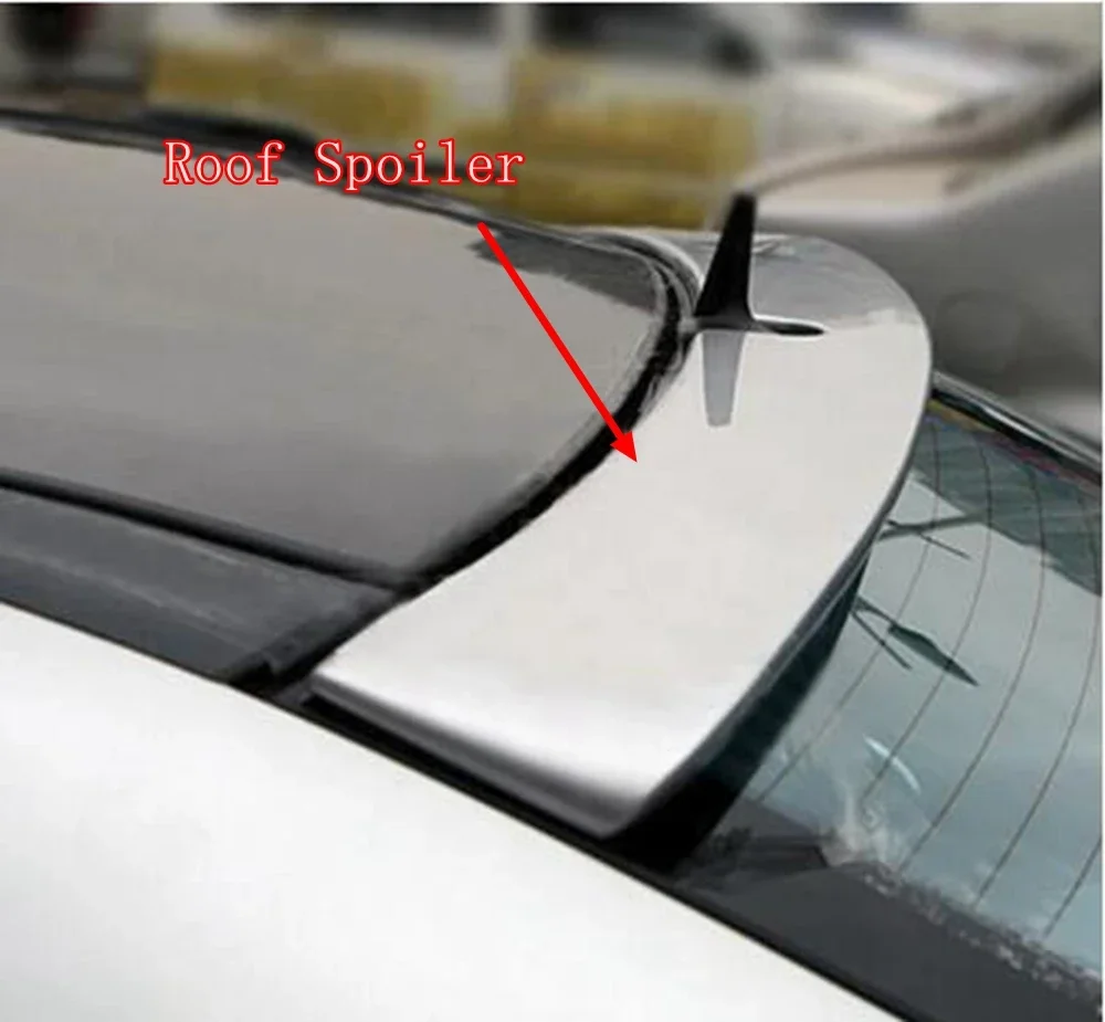 Auto Per Benz W211 E300 E320 E240 Spoiler 2005-2009 Plastica ABS Lucido Colore nero Spoiler posteriore Ala Tronco Coperchio Della Copertura Car Styling