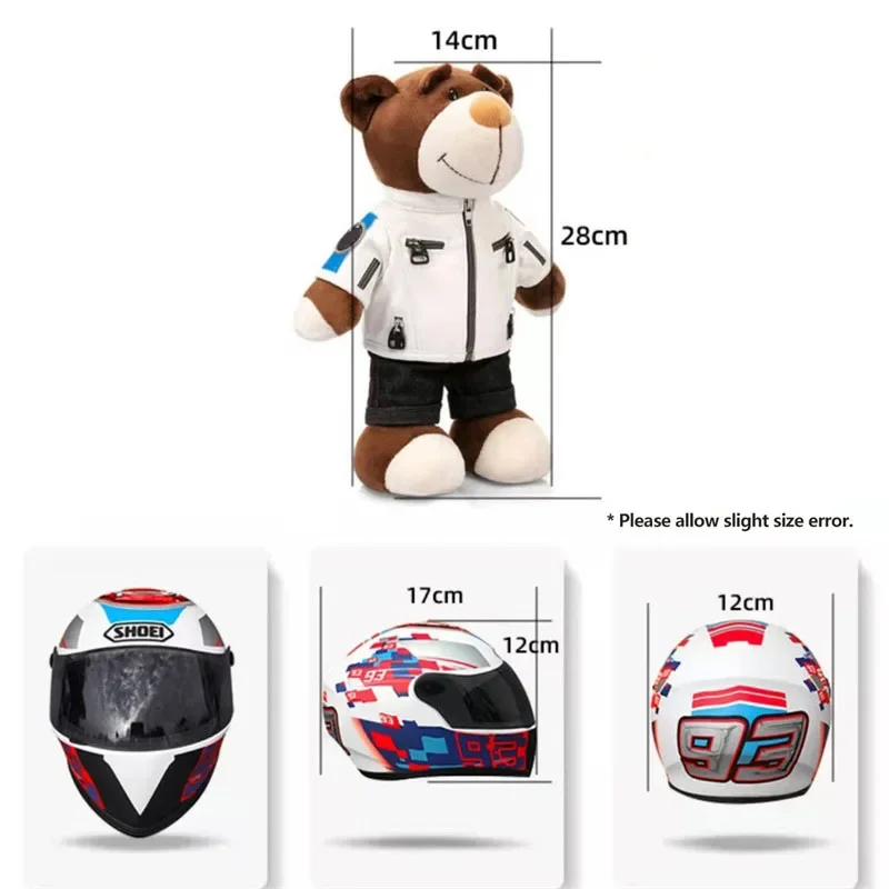 テディベア bmwぬいぐるみ shoeiヘルメット