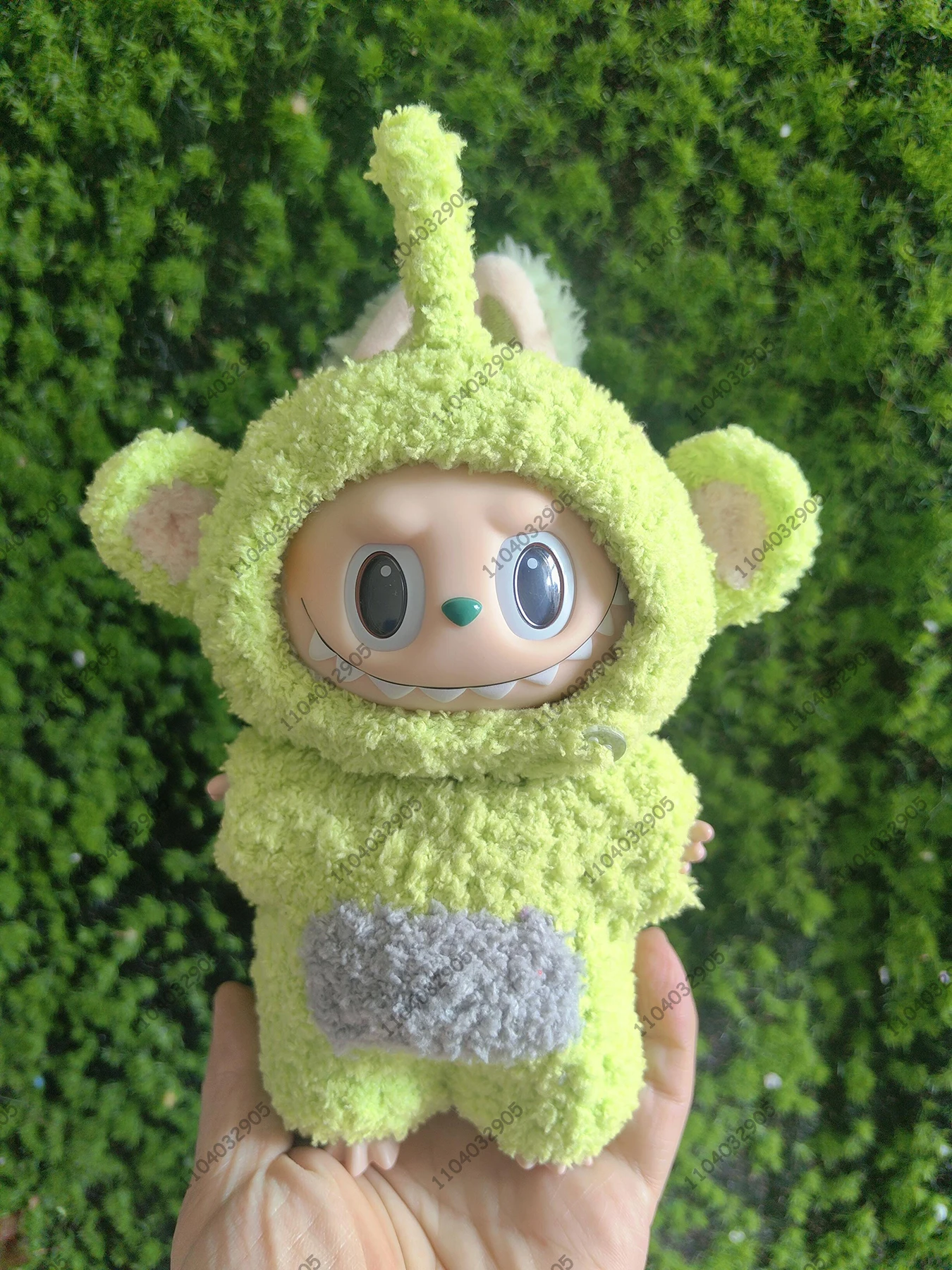 Labubu The Monsters Teletubbies Costume Dipsy Tinky Winky Clothes 1:1 Original Replica Vinyl Doll Action Figure Bag Charm Gift