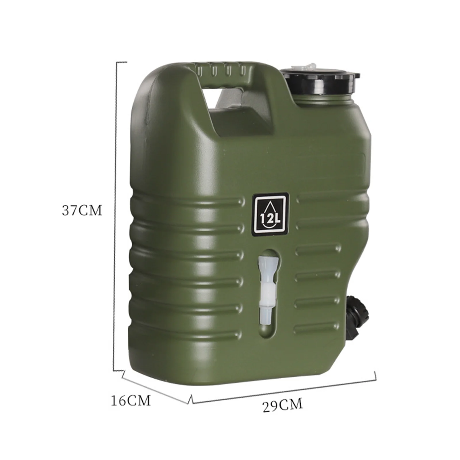 Camping Water Container Bucket Food Grade with Faucet For Outdoor Camping Hiking 6L-18.5L