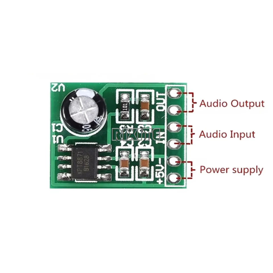 1-10PCS Mini XPT8871 Mono Stereo Lithium Battery Power Amplifier