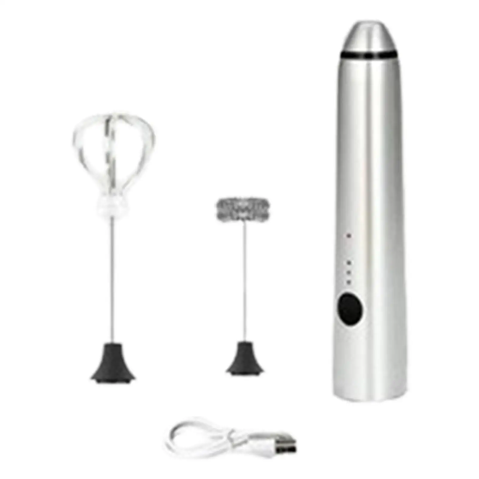 Handheld Milk Frother Easy to Clean Powerful Stainless Steel 3 Speed Handheld Mixer for Matcha Frappe Drinks Hot Chocolate Latte