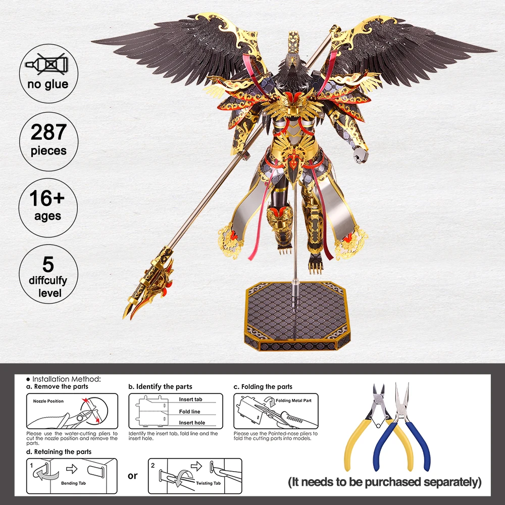 Металлический 3D-пазл Piececool Garuda | AliExpress