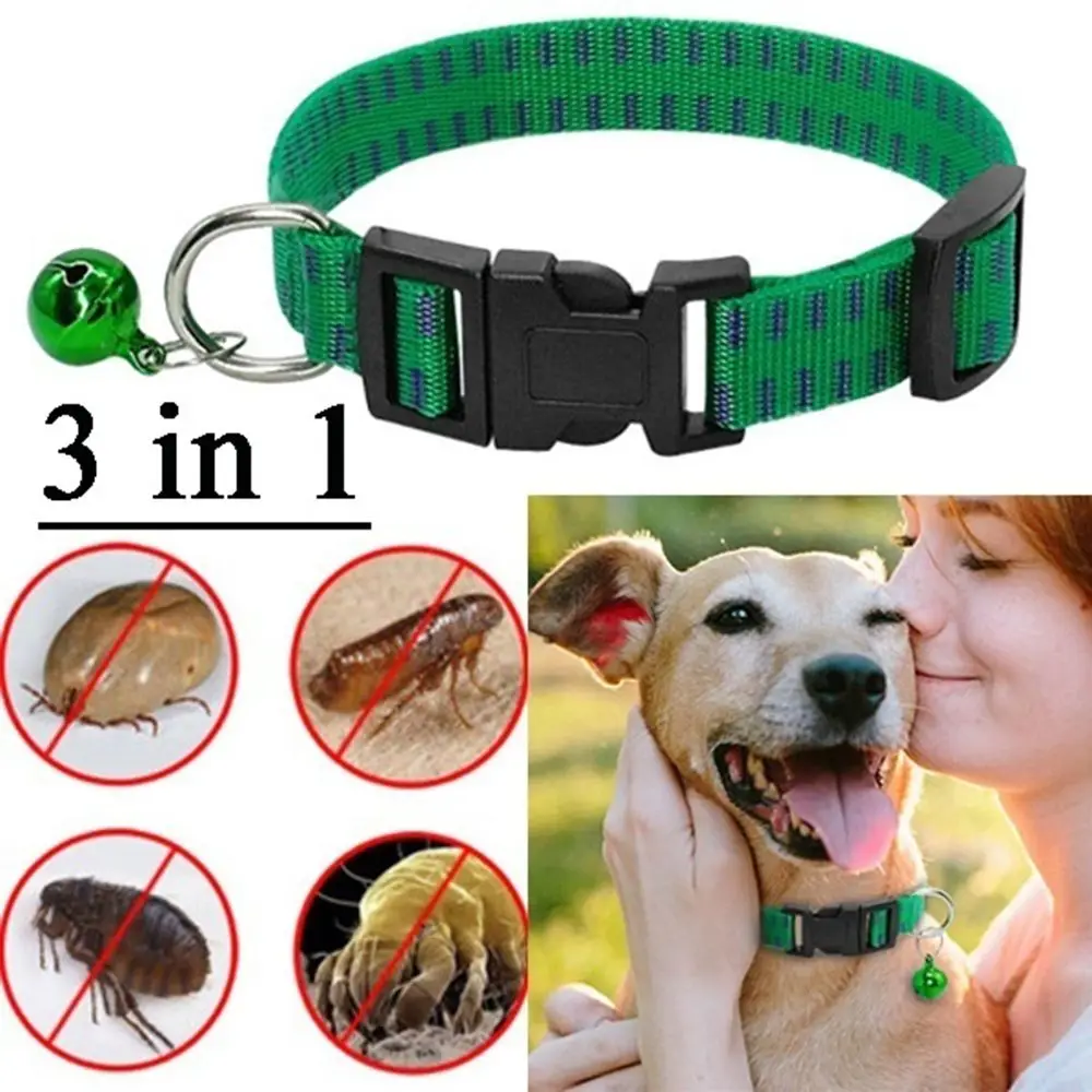 Dog Collar Nylon Adjustable Kill Insect Mosquitoes Insecticidal Anti Flea Mite Tick Pet Supplies