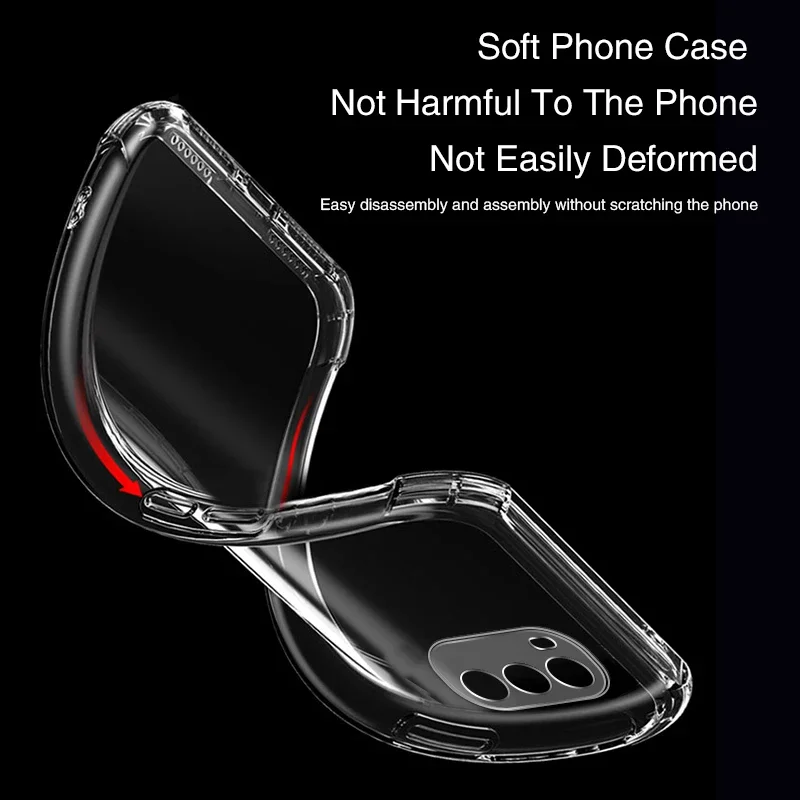 Enhanced Airbag Protective Bumper Phone Case with Shockproof Design