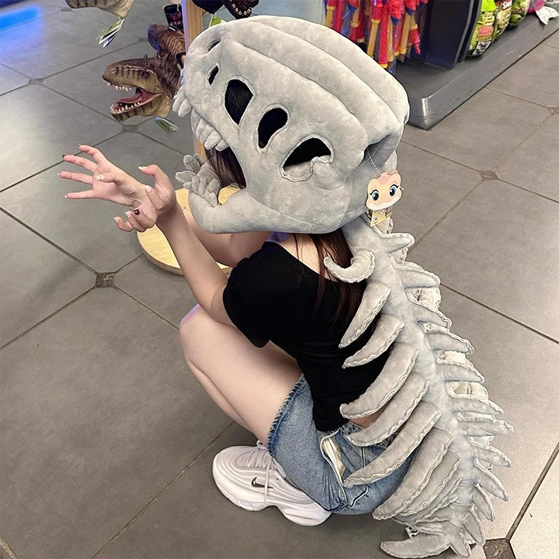 Dinosaur Skeleton Plush Toy Stuffed Animal Doll