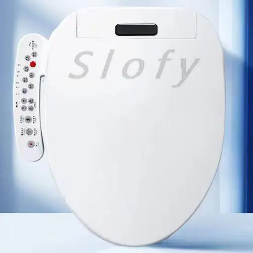 Intelligent Toilet Cover Automatic Flushing Toilet Seat Electric Bidet Seat With Heated Warm Air Dryer Night Light