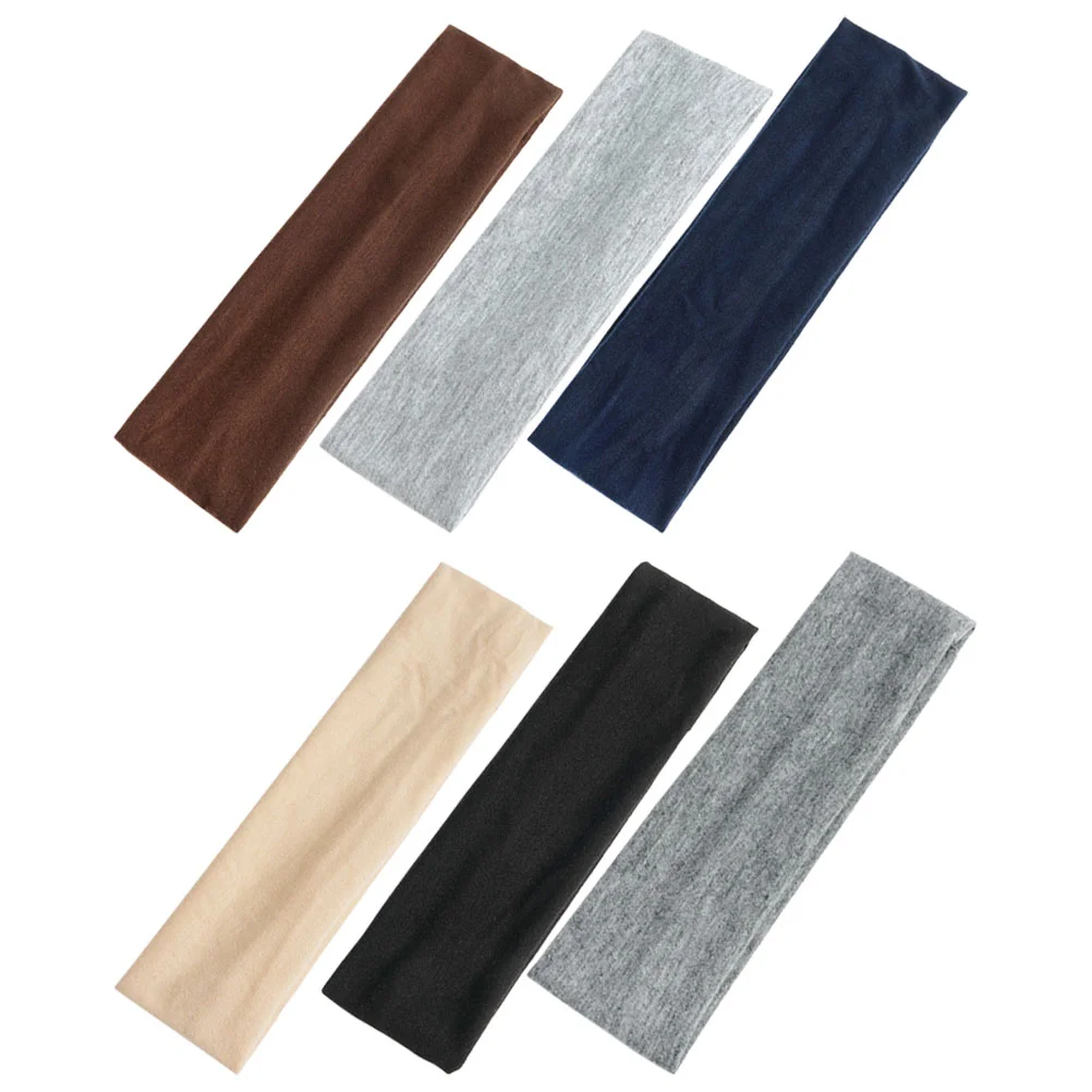 

6 Pcs Spa Ladies Headband Miss Hair Bands Workout Headbands for Women Non Slip Cotton Accessories