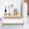 Sink Caddy Tray Soap Holder Instant Dry Kitchen Bathroom Organizer Diatomaceous Earth Stone Drying Mat Multi-Function Organizer 1