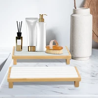 Sink Caddy Tray Soap Holder Instant Dry Kitchen Bathroom Organizer Diatomaceous Earth Stone Drying Mat Multi-Function Organizer 1