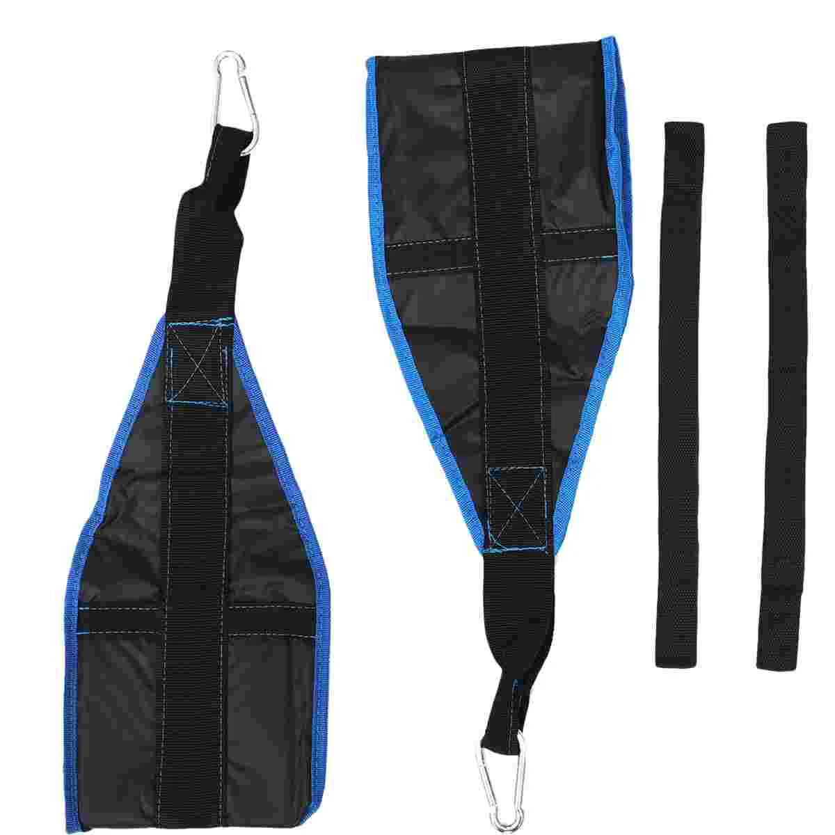 

1Pair Abdominal Training Belt Abdominal Muscle Trainer Pull-up Gym Exercise Equipment Building Ab Suspension (Blue