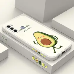 Avocado Family Silicone Phone Case Cover - MOTO G13(G23) (White)