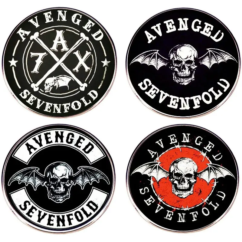 

Avenged Sevenfold Rock Band Metal Brooch Popular Music Lapel Pin Hat Hoodie Backpack Badge Decorative Accessories Fans Gift