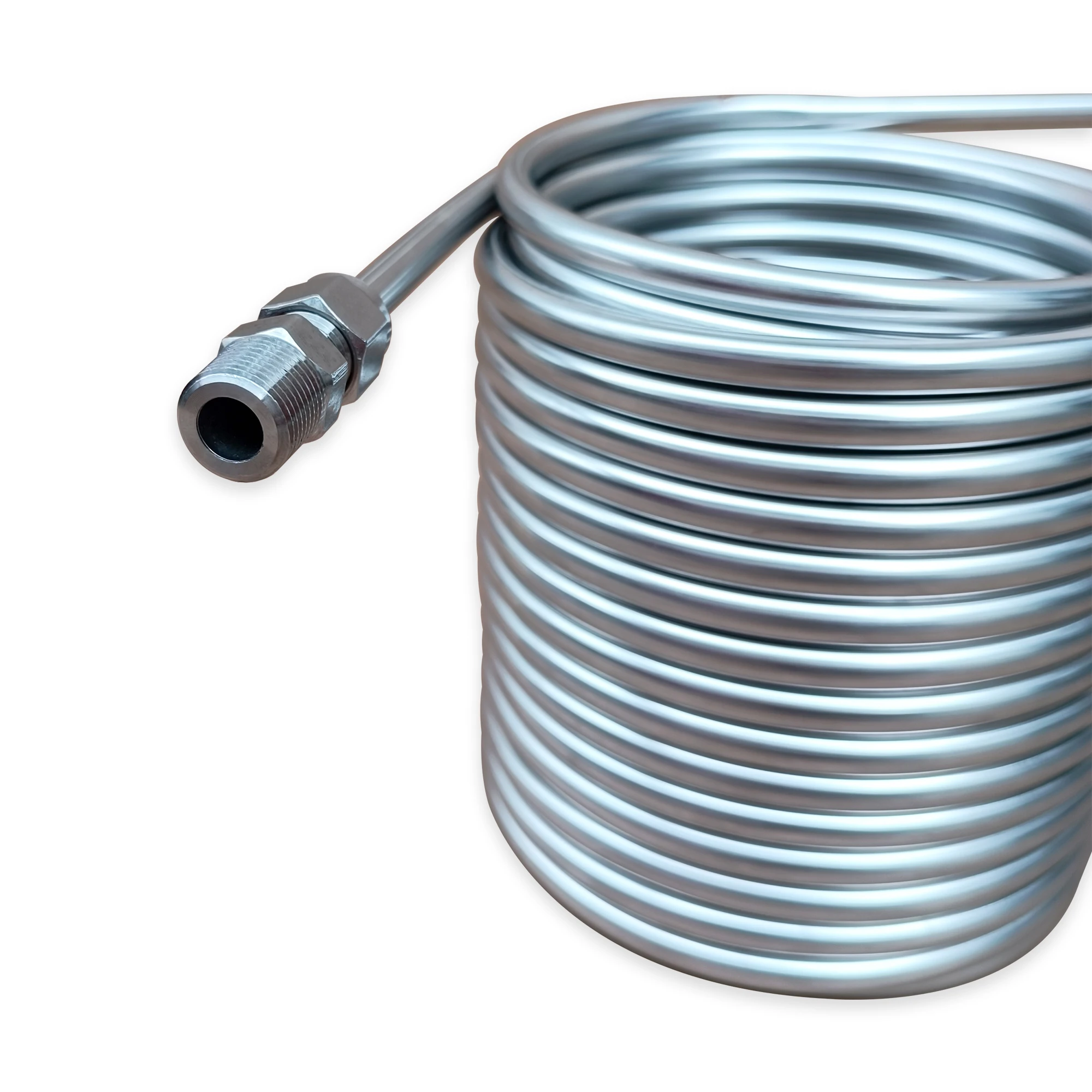 Bobine Refroidissement 19m Double Couche Acier Inoxydable - Refroidisseur Moût Bière Brassage Maison Tube 8mm